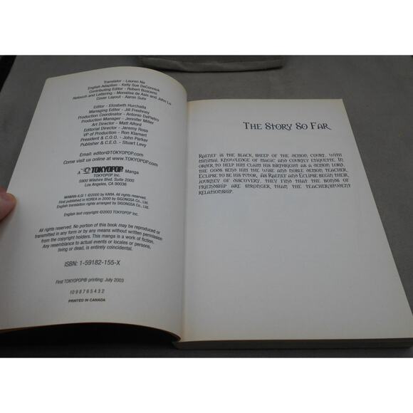 Demon Diary Vol 2 English Manga Kara/Jee-Hyung Lee 2003 Yaoi Tokyopop - Picture 4 of 8